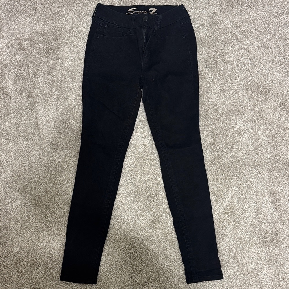 Seven7 Women's Dark Skinny Jeans